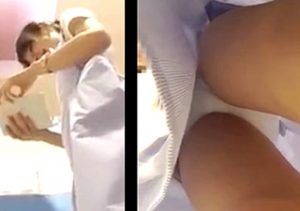 《個人撮影》ヤバいやつ･･･某サイトで大人気だった伝説の撮り師が訳あって販売停止した清楚な店員パンチラ動画が流出！！