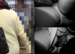 《個人撮影,JC,痴漢》ガチでヤバい犯罪映像が流出！？真面目そうな中●生に痴漢行為を繰り返す男のプライベート映像