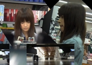 《個人撮影,JD,盗撮》ガチでヤバいやつ。某ゲーム店で超絶可愛い女子大生のパンチラを完全顔出しで盗撮