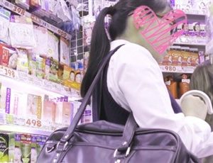 wack 【JK顔出し高画質】都内公立JK2人セット＃アイドル系美少女＃進学校ポニーテールメガネ女子ハミマン