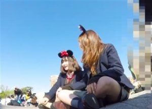 【盗撮動画】みみっく 夢の国のインスタJKのパンチラをガチ盗撮したった