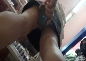 【逆さ撮り盗撮】今夜のおかず Part.6