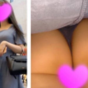《動画》背中がざっくり開いたスケベな格好の巨乳美女を逆さ撮りしたら超絶Tバック美尻だったｗｗｗ